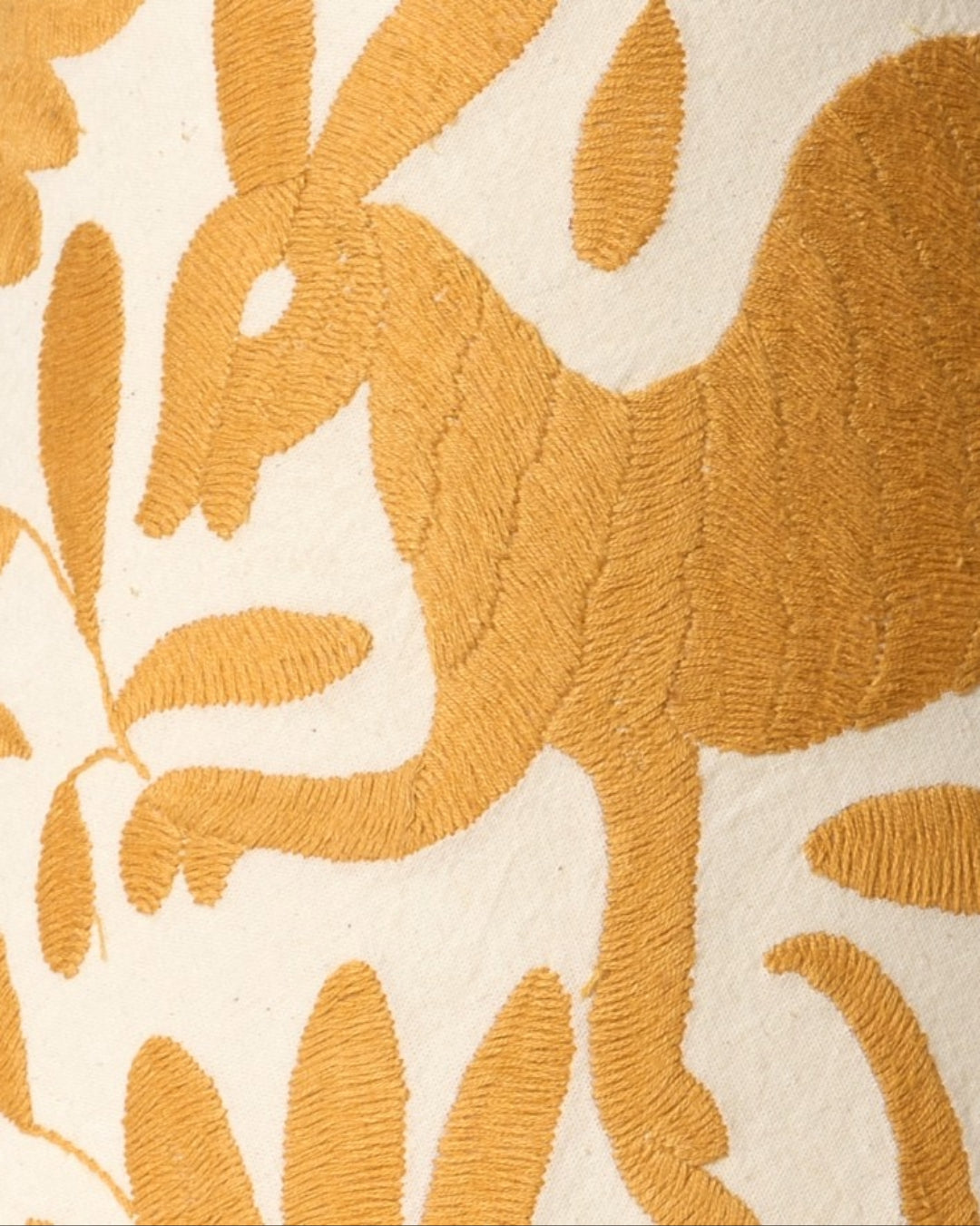 Pale Gold Otomi Retro Lampshade - 30cm diameter