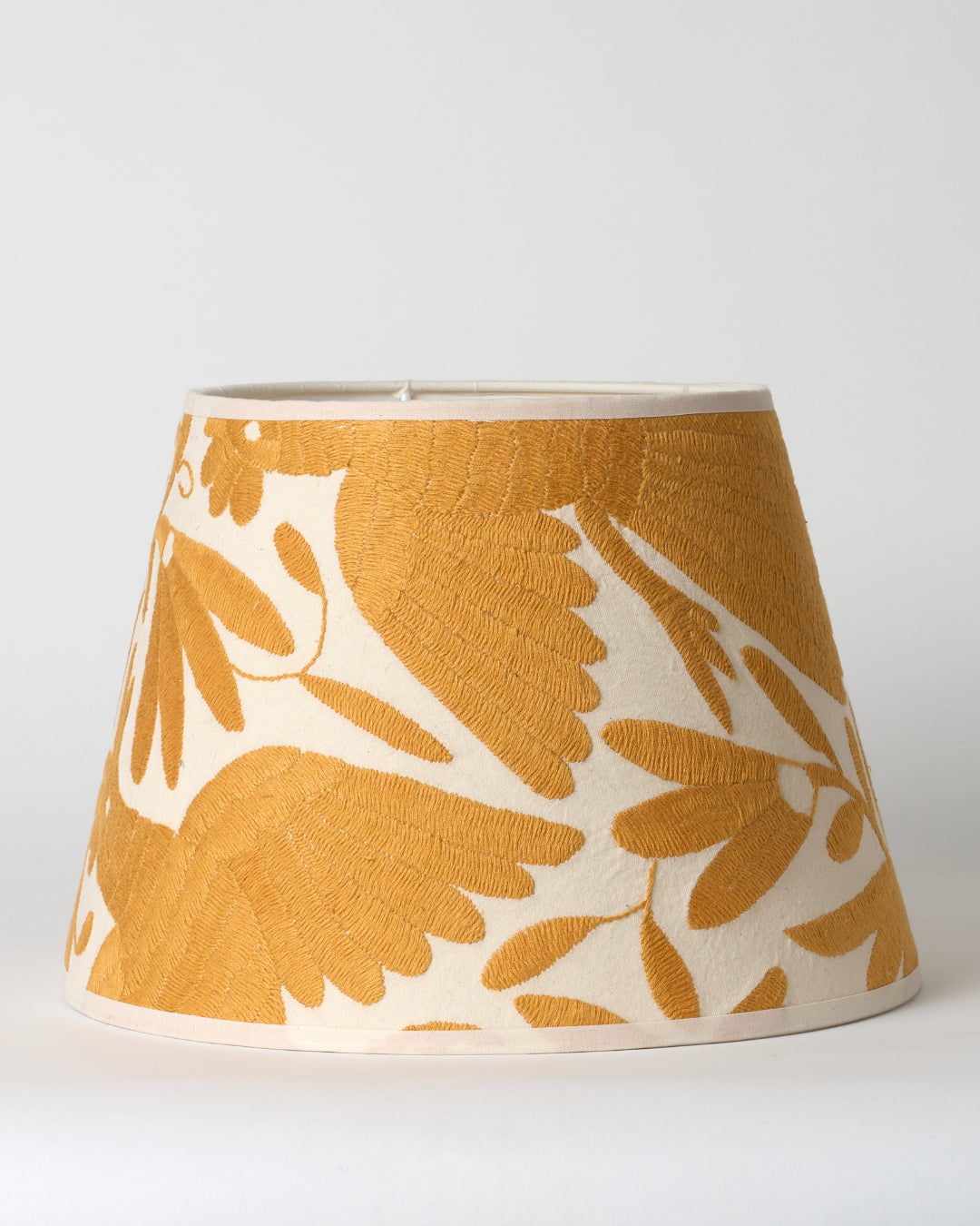 Pale Gold Otomi Retro Lampshade - 30cm diameter