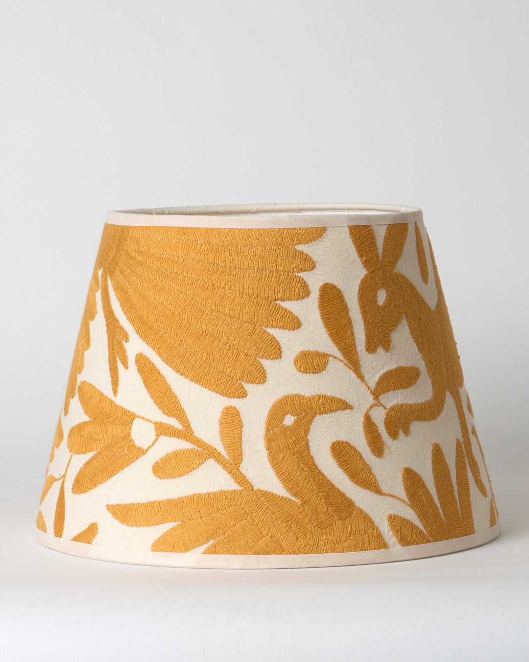 Pale Gold Otomi Retro Lampshade - 30cm diameter