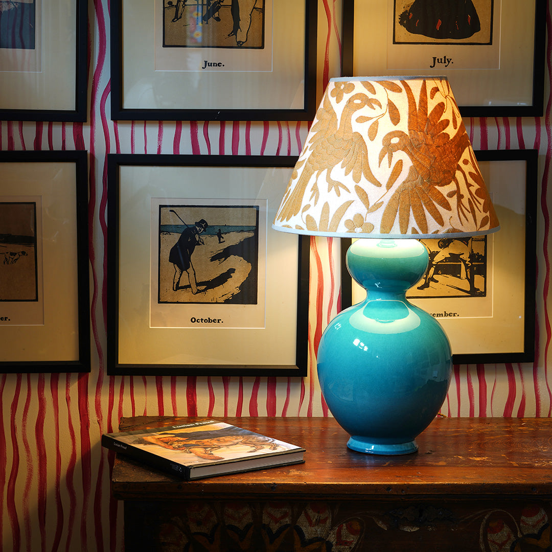 Gold Otomi Empire Lampshade - 41cm diameter