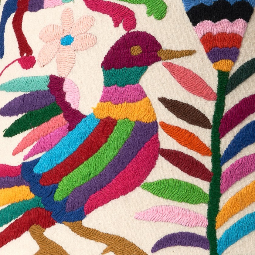Multicoloured Otomi Retro Lampshade - 35cm diameter