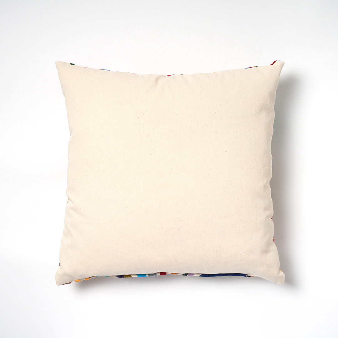 Multicoloured Otomi Cushion - 45cmx45cm