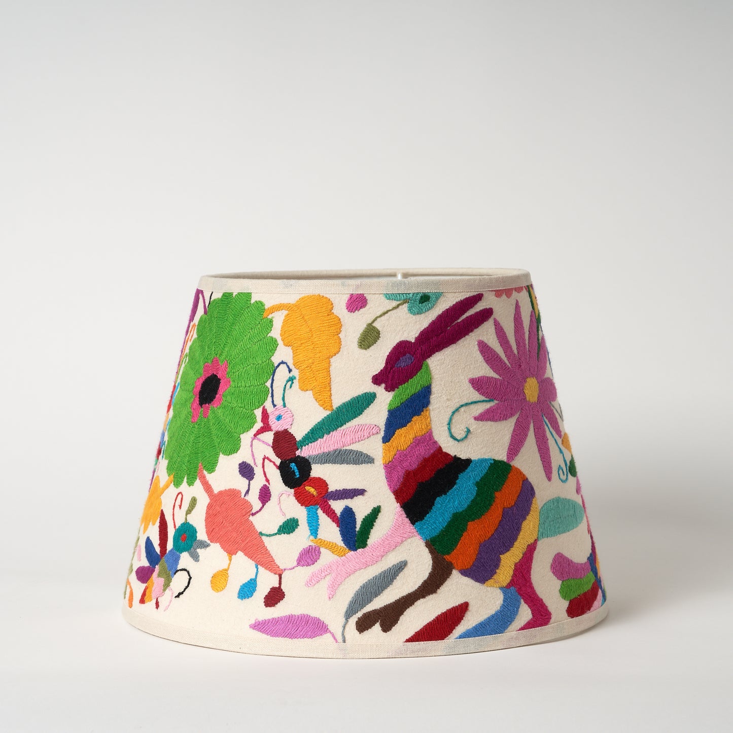 Multicoloured Otomi Retro Lampshade - 30cm diameter