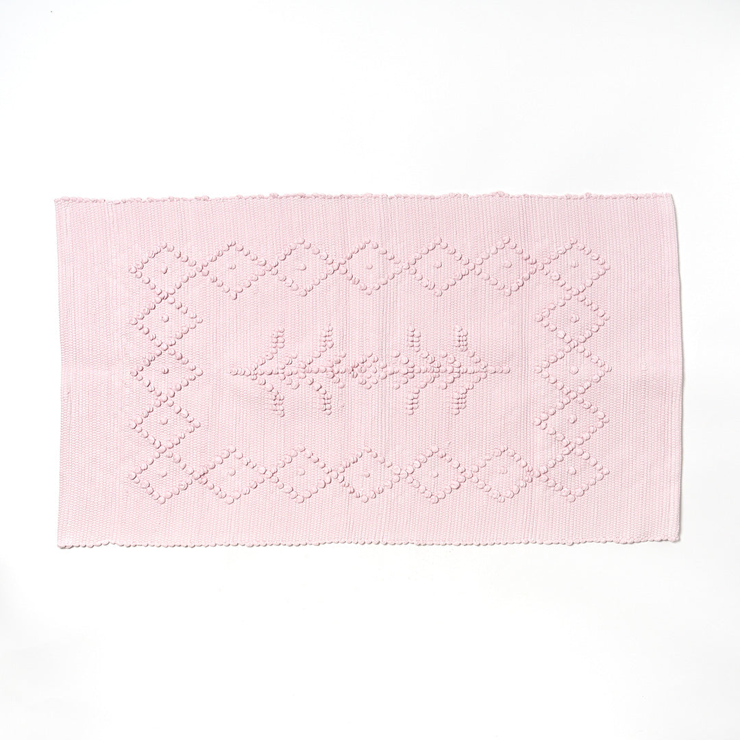 Cotton Bath Mat - Pale Pink, Standard