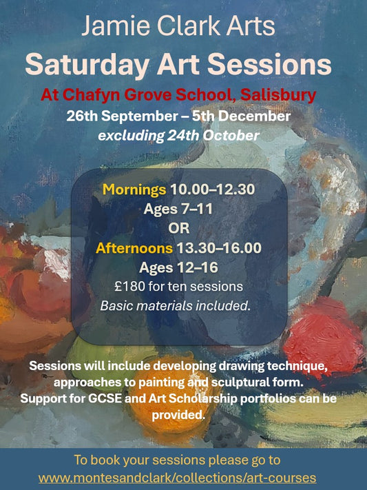 Course of Saturday ART SESSIONS - Chafyn Grove - 26th Sep - 5th Dec