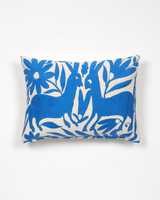 Cornflower Otomi Cushion - 30cmx40cm