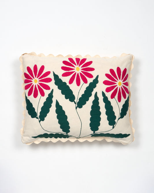 Witer Daisy Pink -  Otomi hand embroidered