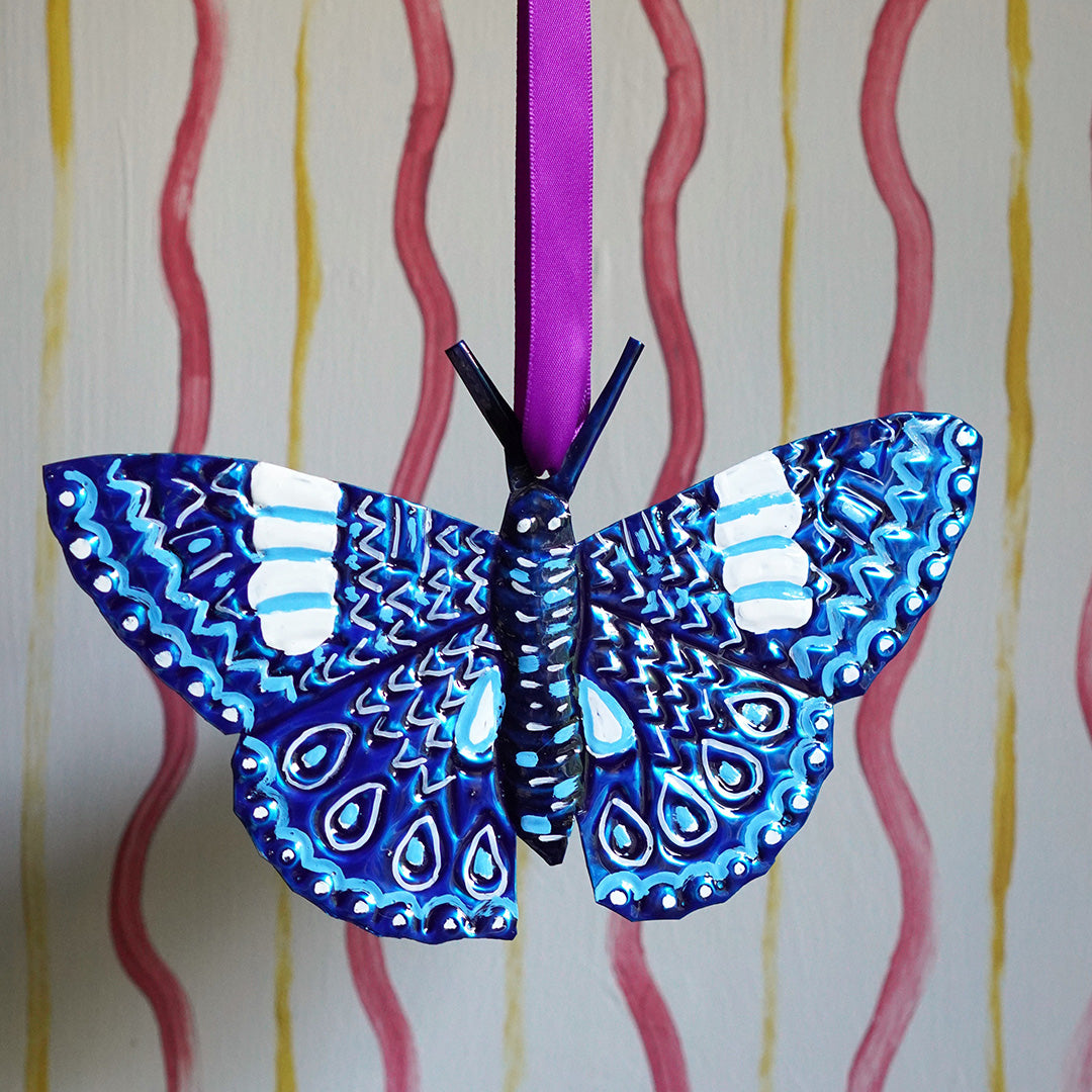 Handmade Tin Decoration - Butterfly Nos.2