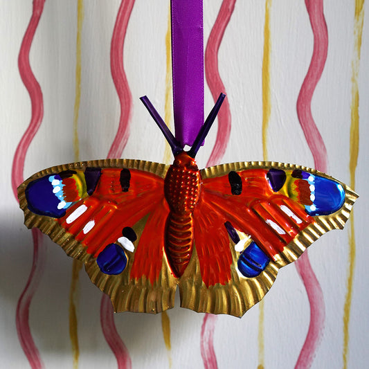 Handmade Tin Decoration - Butterfly Nos.3