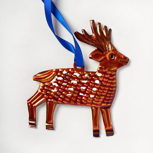 Handmade Reindeer Tin Decoration