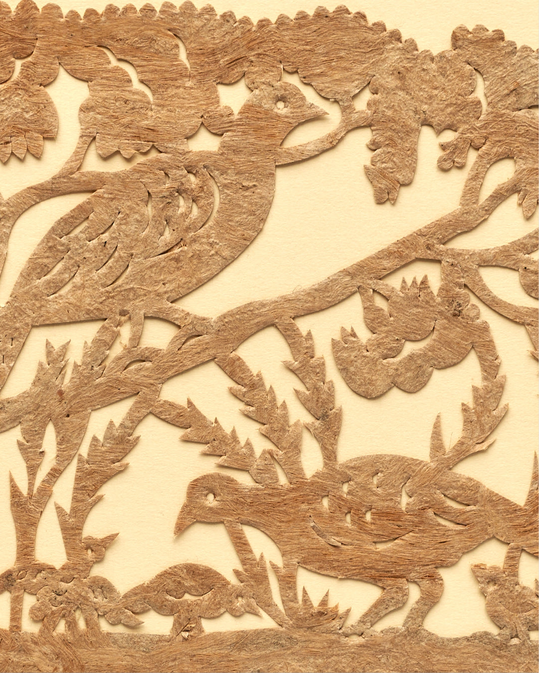 Amate Papercut Artwork with Marbled Mount - November