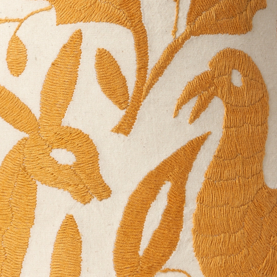 Pale Gold Otomi Retro Lampshade - 30cm diameter