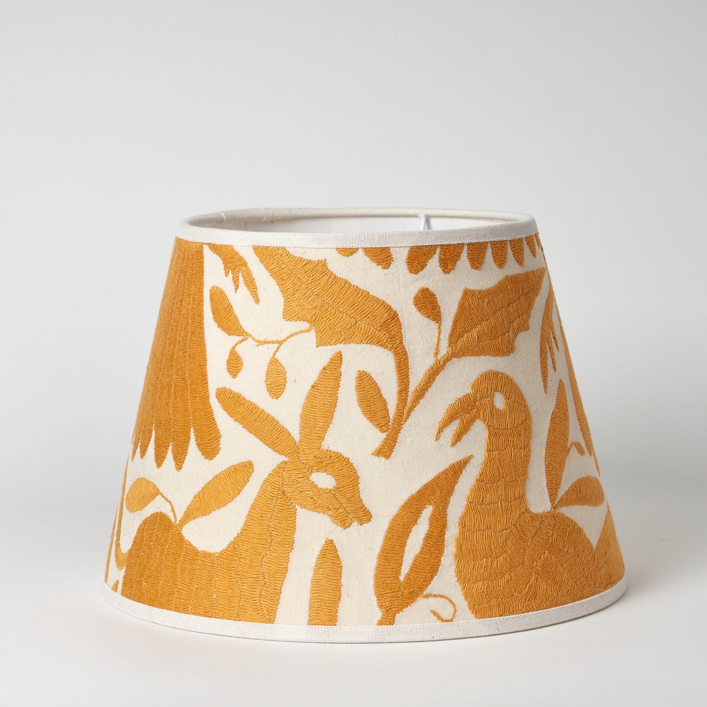 Pale Gold Otomi Retro Lampshade - 30cm diameter