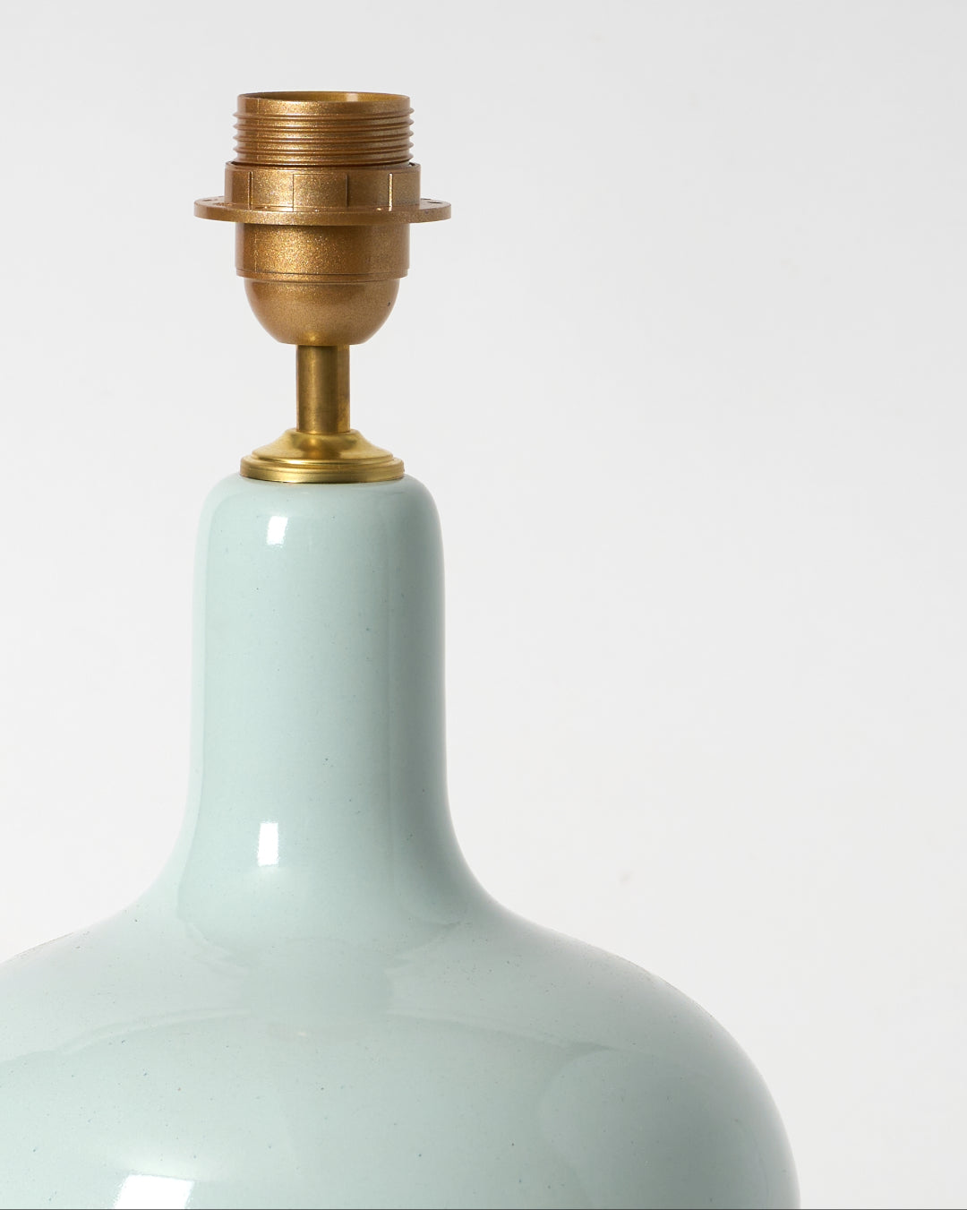 Ceramic Small Table Lamp- Powder Blue