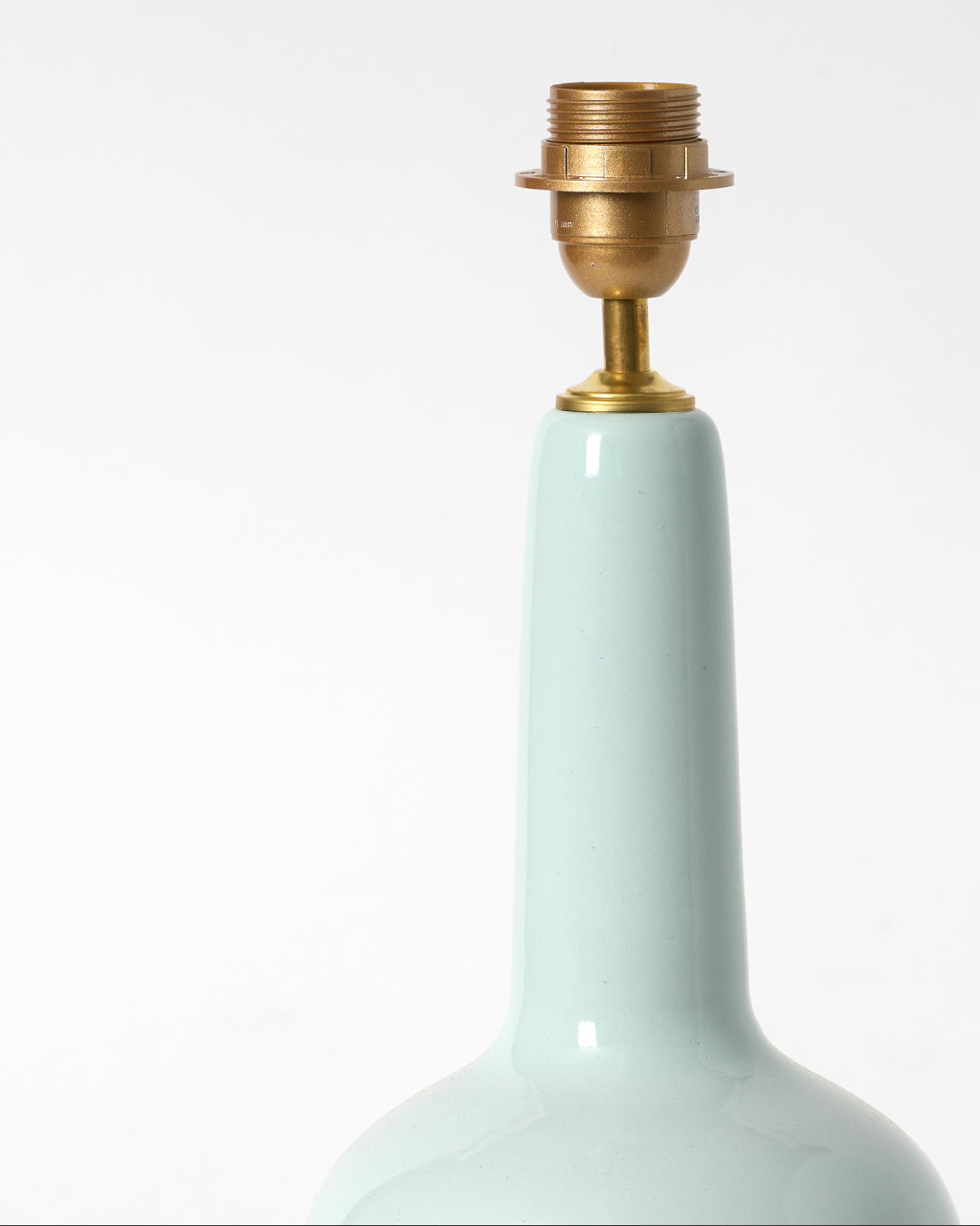 Ceramic Lamp with Long Neck - Powder Blue