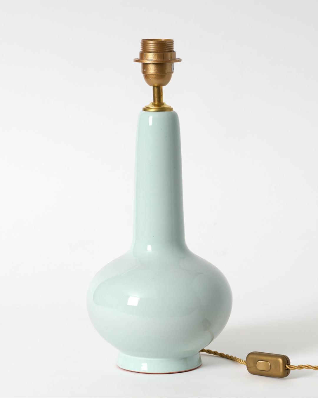 Ceramic Lamp with Long Neck - Powder Blue