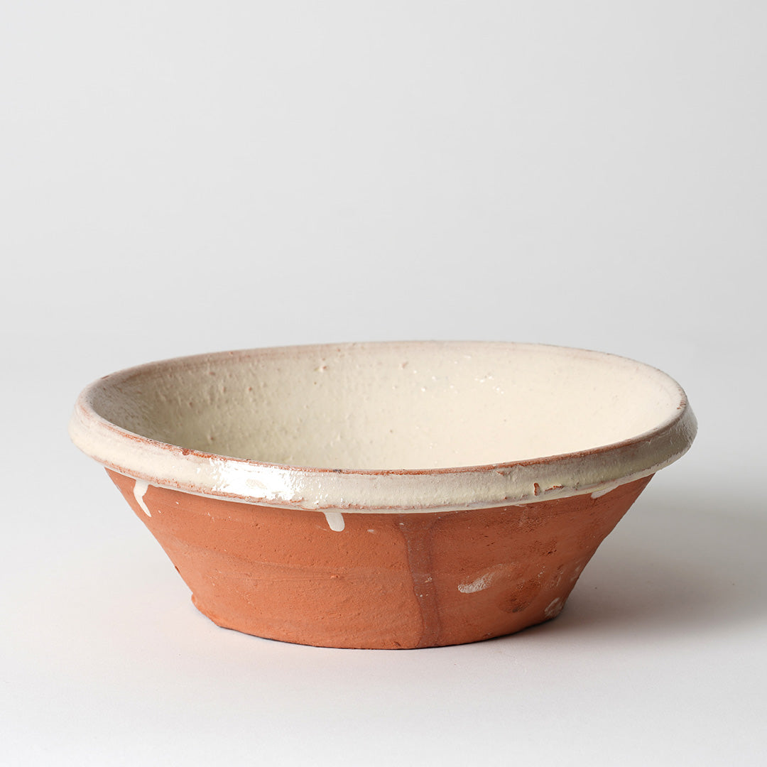 Handmade Pottery Bowl - Small, Cream