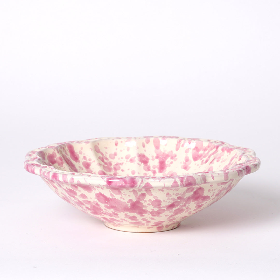 Small Scalloped Decorative/Pudding Bowl - 5 Colourways