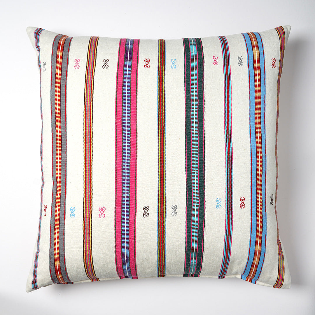 Juanita Hand Woven Striped Cushion - 5 Sizes