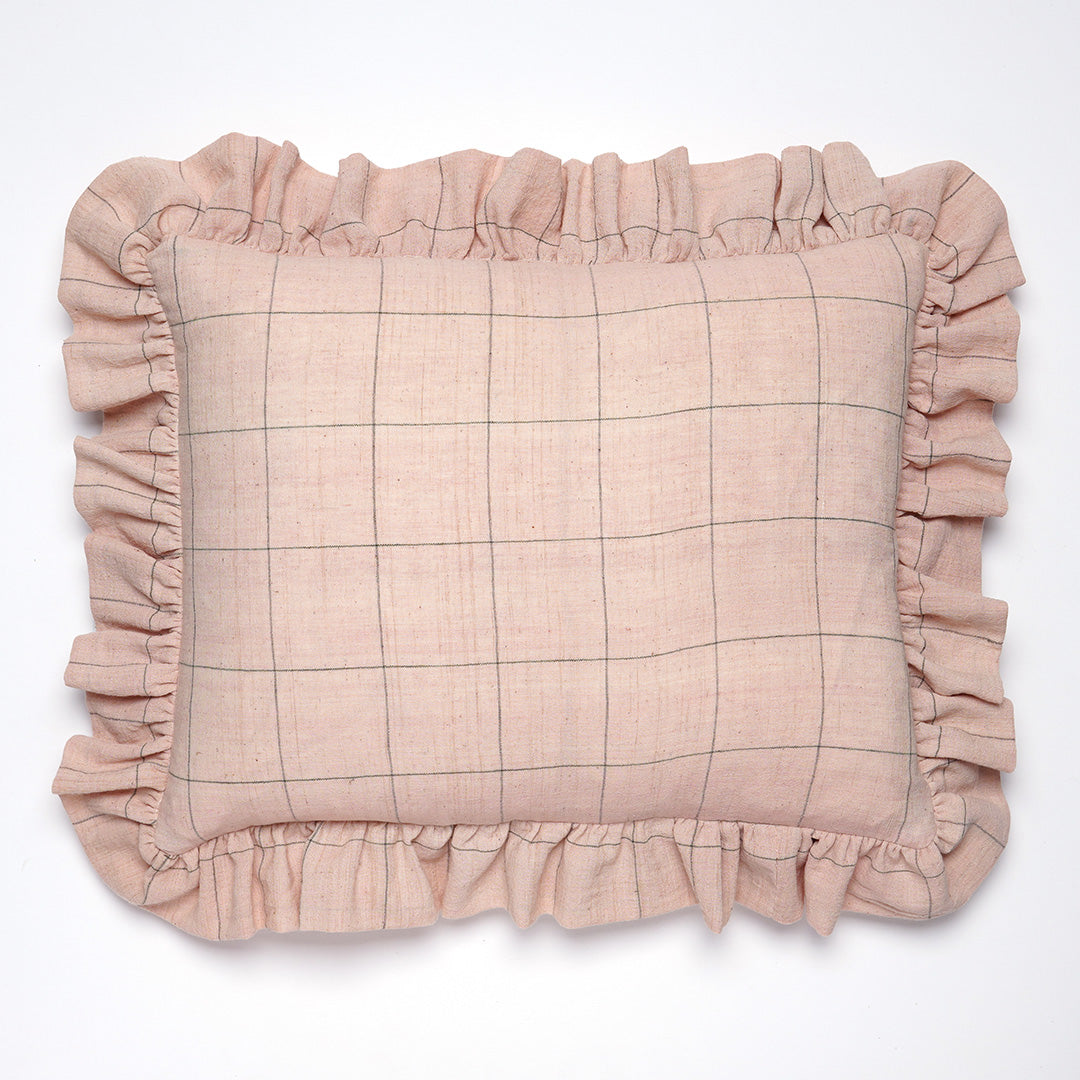 Kala Rama - Hand Woven Cushion with Frill - 4 Sizes