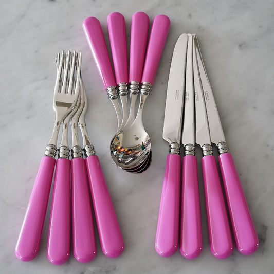 Set of Cutlery - 4 place settings - 7 Colours