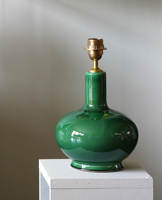 Ceramic Small Table Lamp- Green