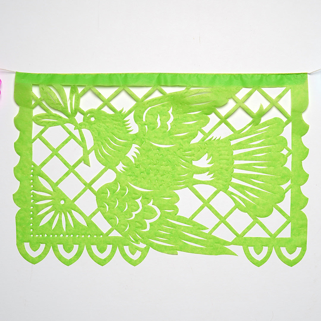 British Wildlife Papercut Bunting - Small, Multicoloured