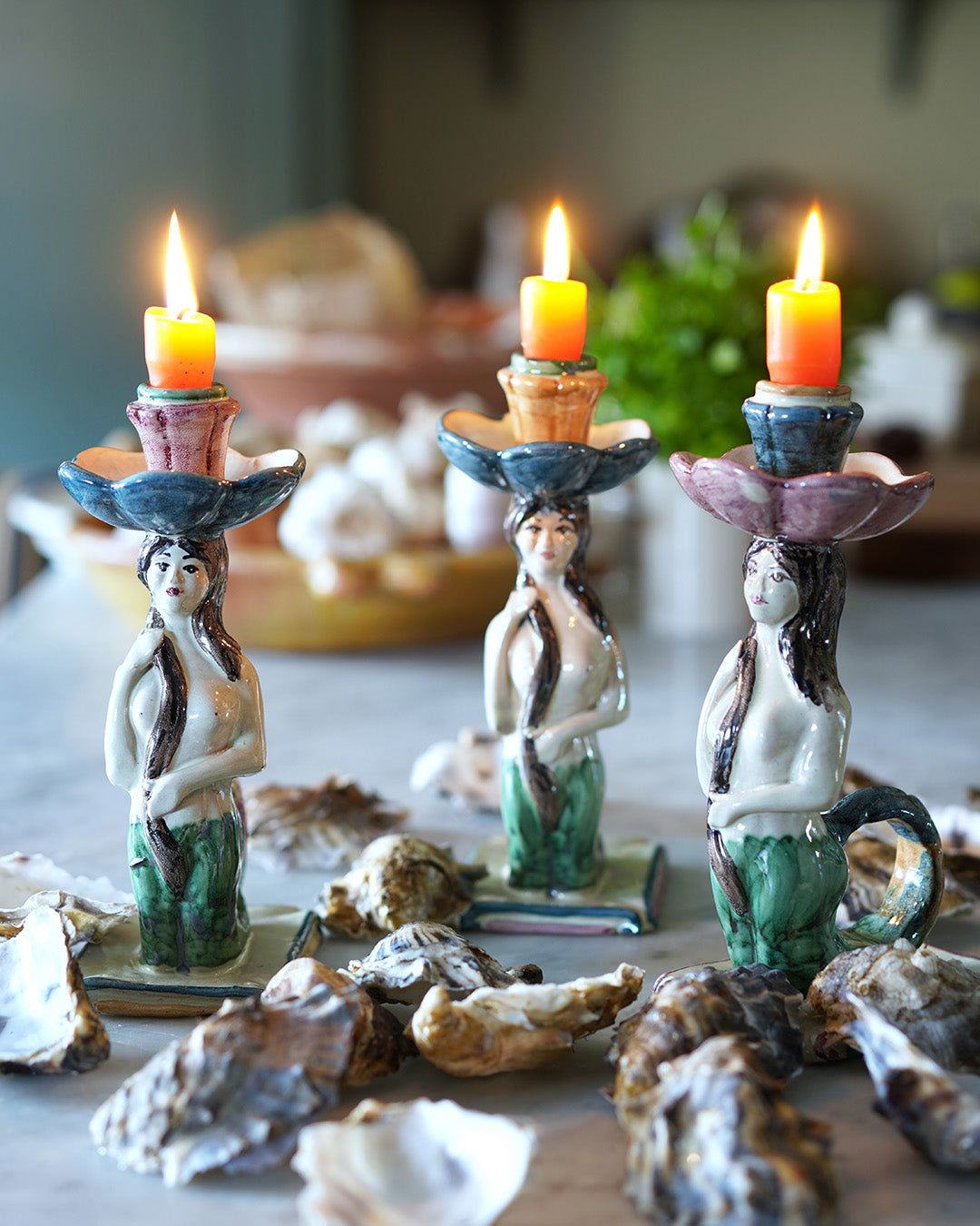 Handmade Mermaid Candlestick