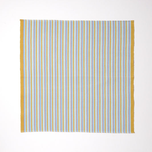 Spring Stripes Napkin - Psle blue, yellow, pink and Cream Stripes