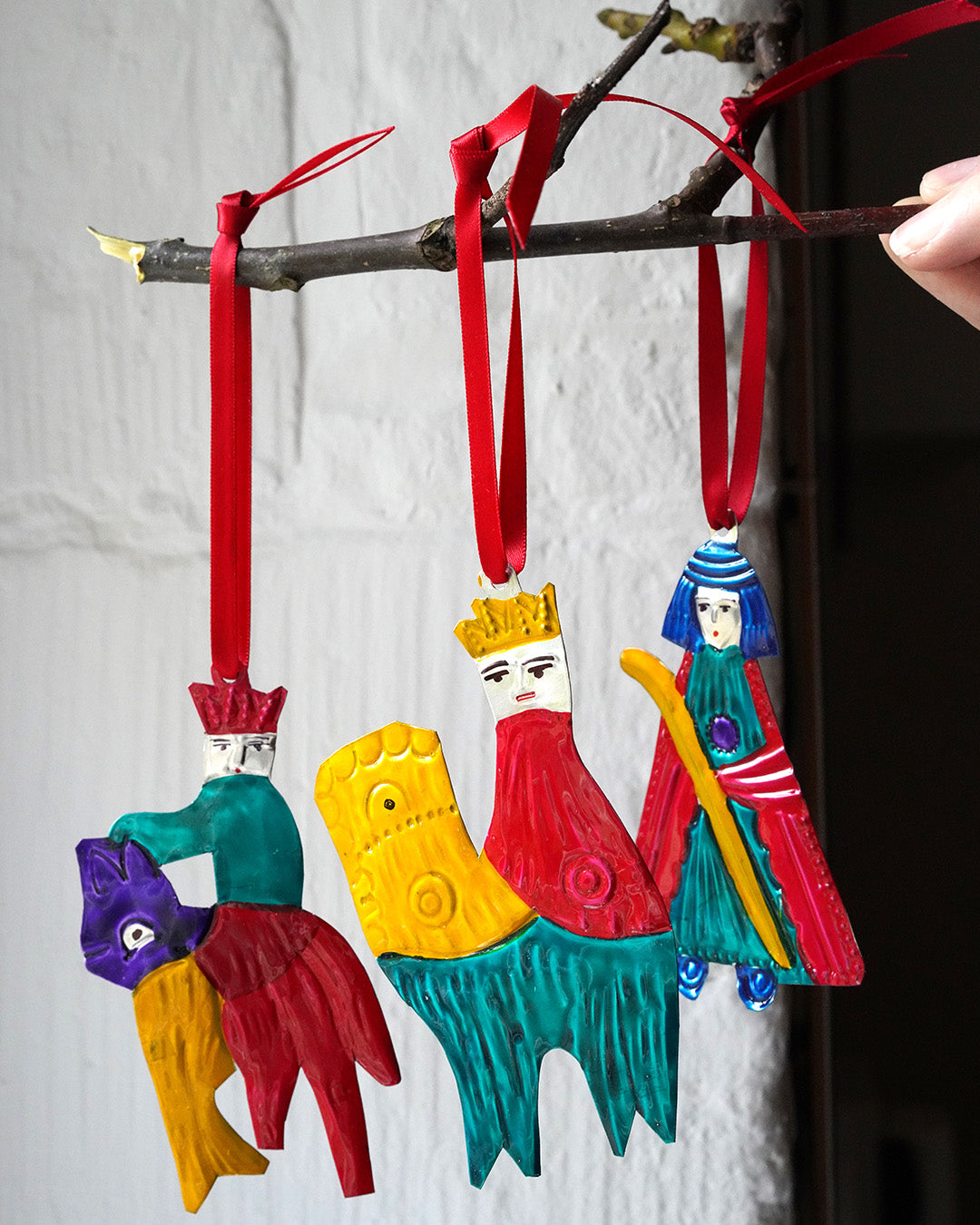 Handmade Tin Decoration - King on a Camel