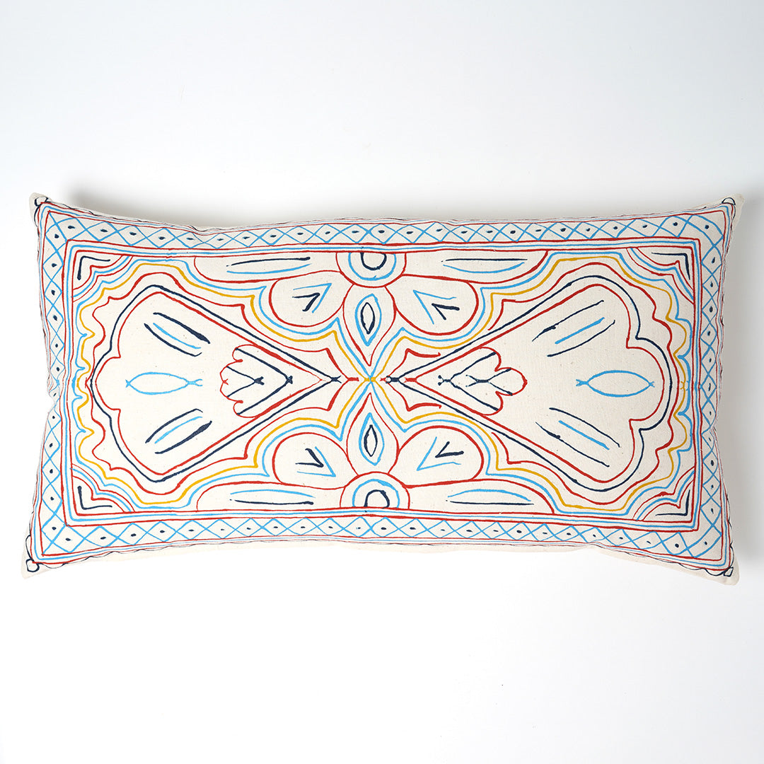 Kala Rama - Hand Painted Cushion - 78cm x 45cm